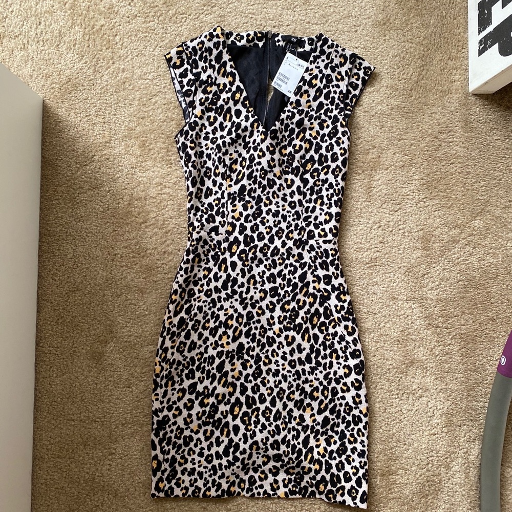 Leopard print dress